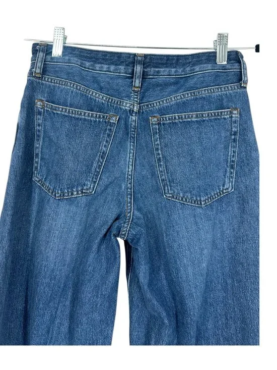 👖 Everlane Way High Straight Barrel Jeans 26R Organic Cotton👖 - Picture 5 of 13